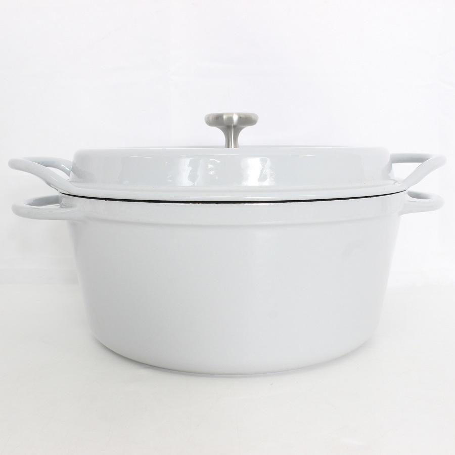 【ボーナスストア+5％】バーミキュラ オーブンポットラウンド 22cm STN22R ストーン レシピブック付き 無水 ホーロー 両手鍋 Vermicular 本体 |  | 02