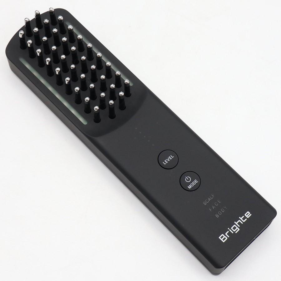 ボーナスストア+5％【美品】Brighte ELEKI BRUSH+ BRT-FSB180 ブラック 美顔器 EMS フェイスケア ブライト エレキブラシ 本体 |  | 01