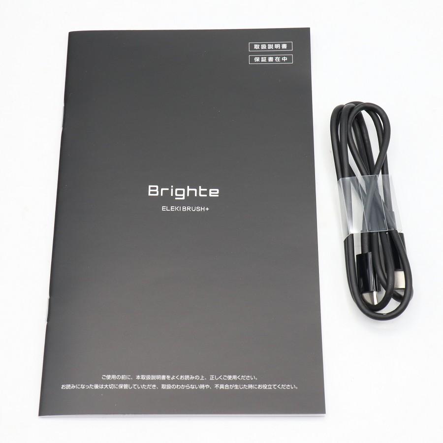 ボーナスストア+5％【美品】Brighte ELEKI BRUSH+ BRT-FSB180 ブラック 美顔器 EMS フェイスケア ブライト エレキブラシ 本体 |  | 08