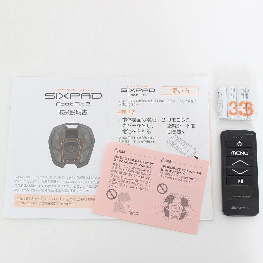 ボーナスストア+5％】MTG SIXPAD Foot Fit 2 SP-FF2310FA ブラック