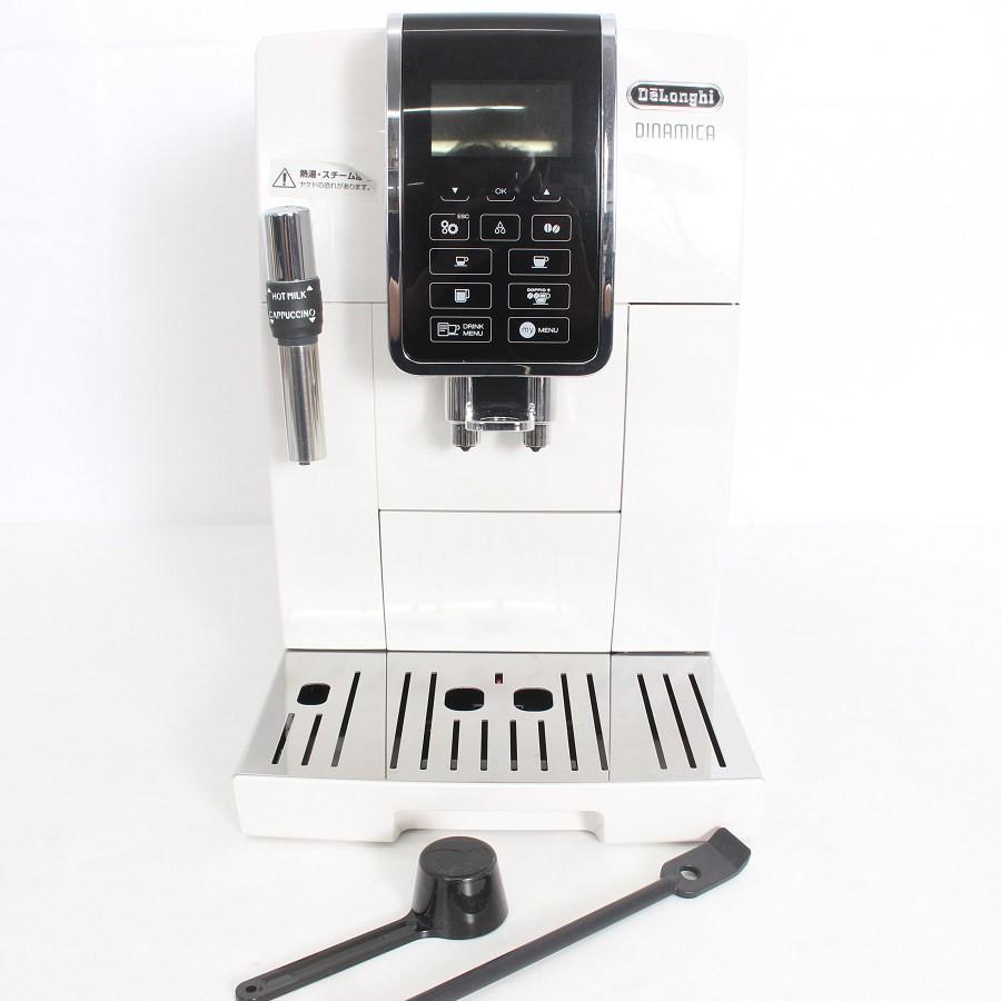 ボーナスストア+5％【美品】デロンギ ディナミカ ECAM35035W ホワイト 