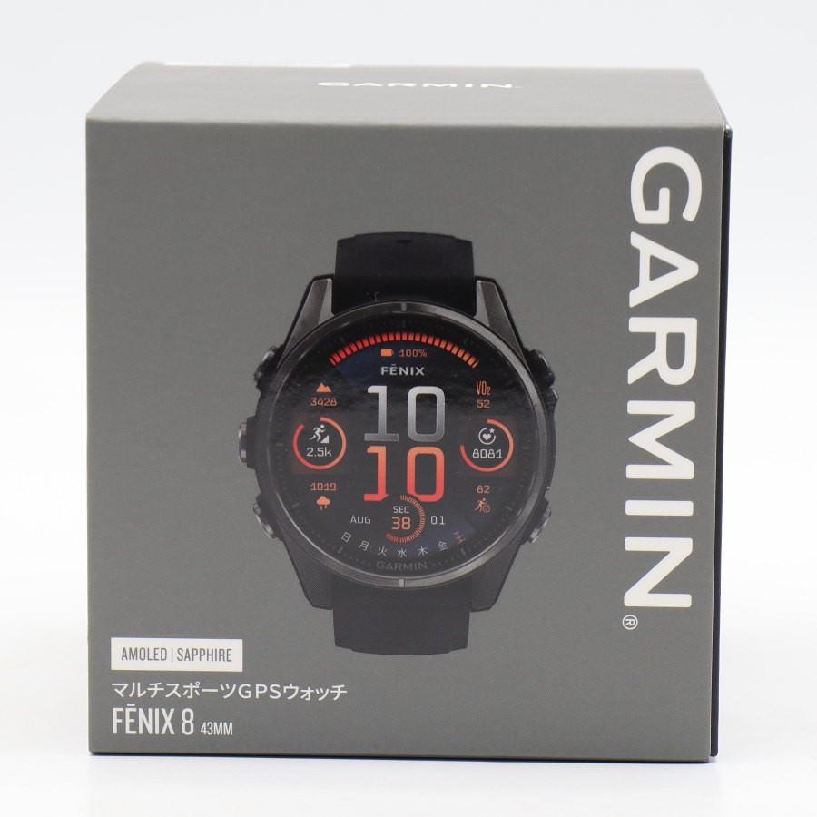ボーナスストア+5％【美品】GARMIN fenix 8 Sapphire AMOLED 43mm 010 