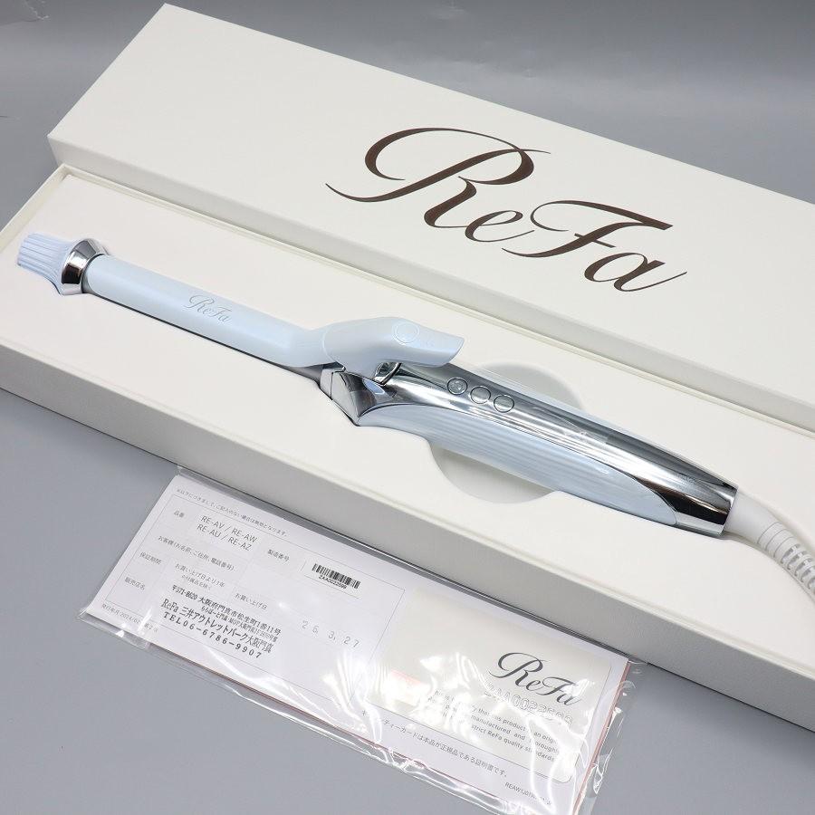 ★新品未使用★MTG Refa エムティージー リファ　カールアイロン プロ 19mm RE-AZ-02A ホワイト ボーナスストア+5％【新品】MTG ReFa CURL IRON PRO 19 RE-AZ-02A