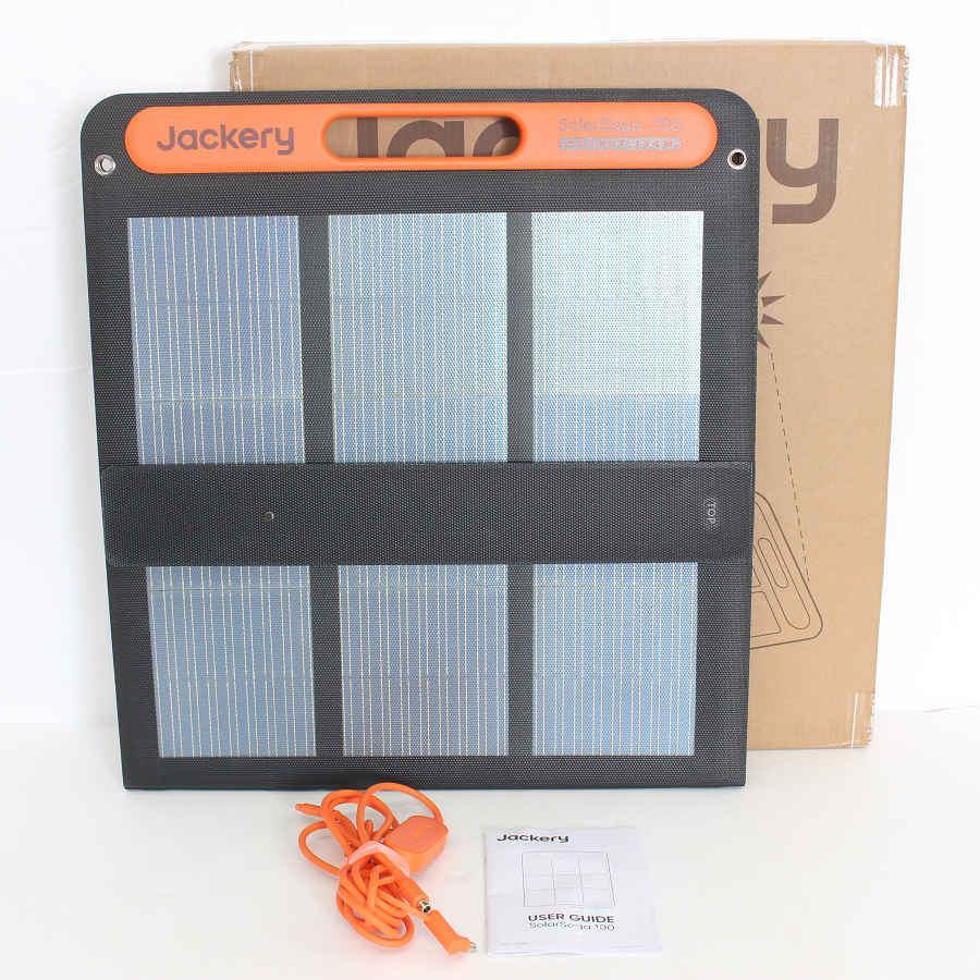 ボーナスストア+5％【美品】Jackery SolarSaga 100 JS-100F 折りたたみ式 ソーラーチャージャー 100W ジャクリ ソーラーパネル 本体 | 