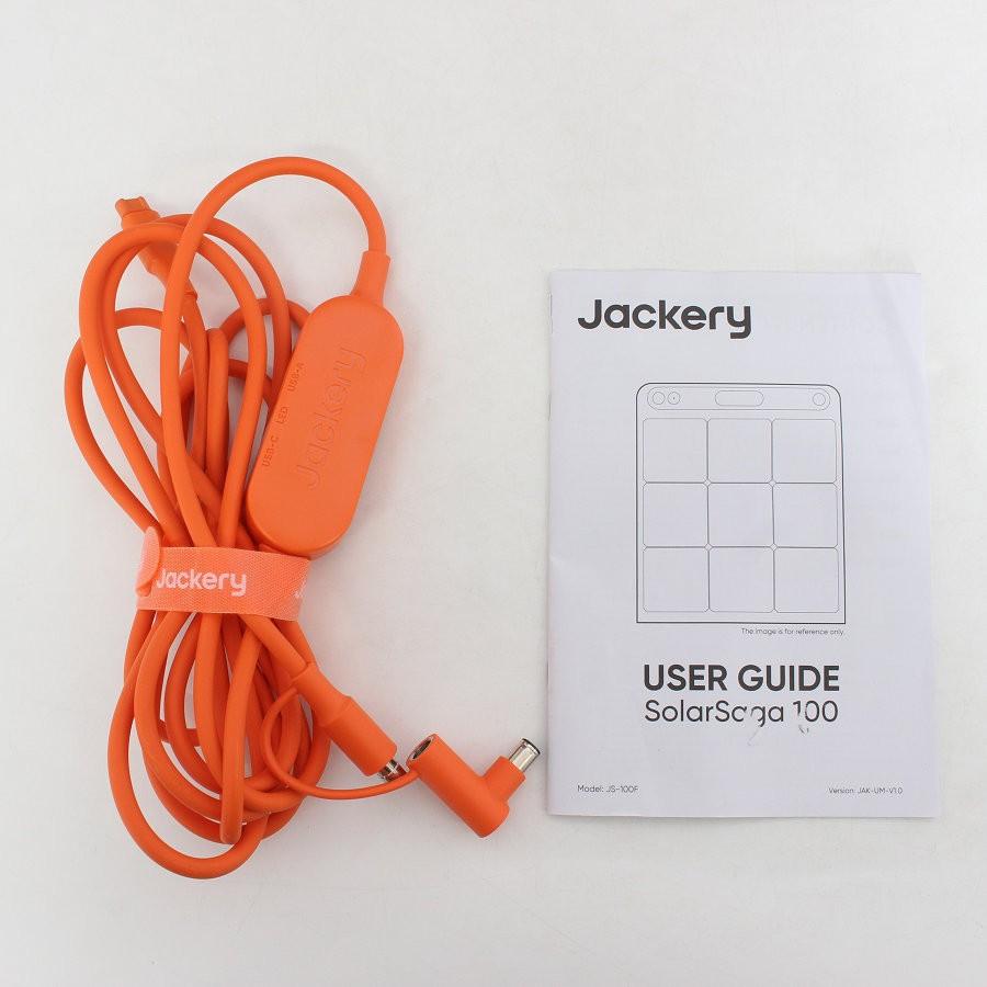 ボーナスストア+5％【美品】Jackery SolarSaga 100 JS-100F 折りたたみ式 ソーラーチャージャー 100W ジャクリ ソーラーパネル 本体 |  | 07