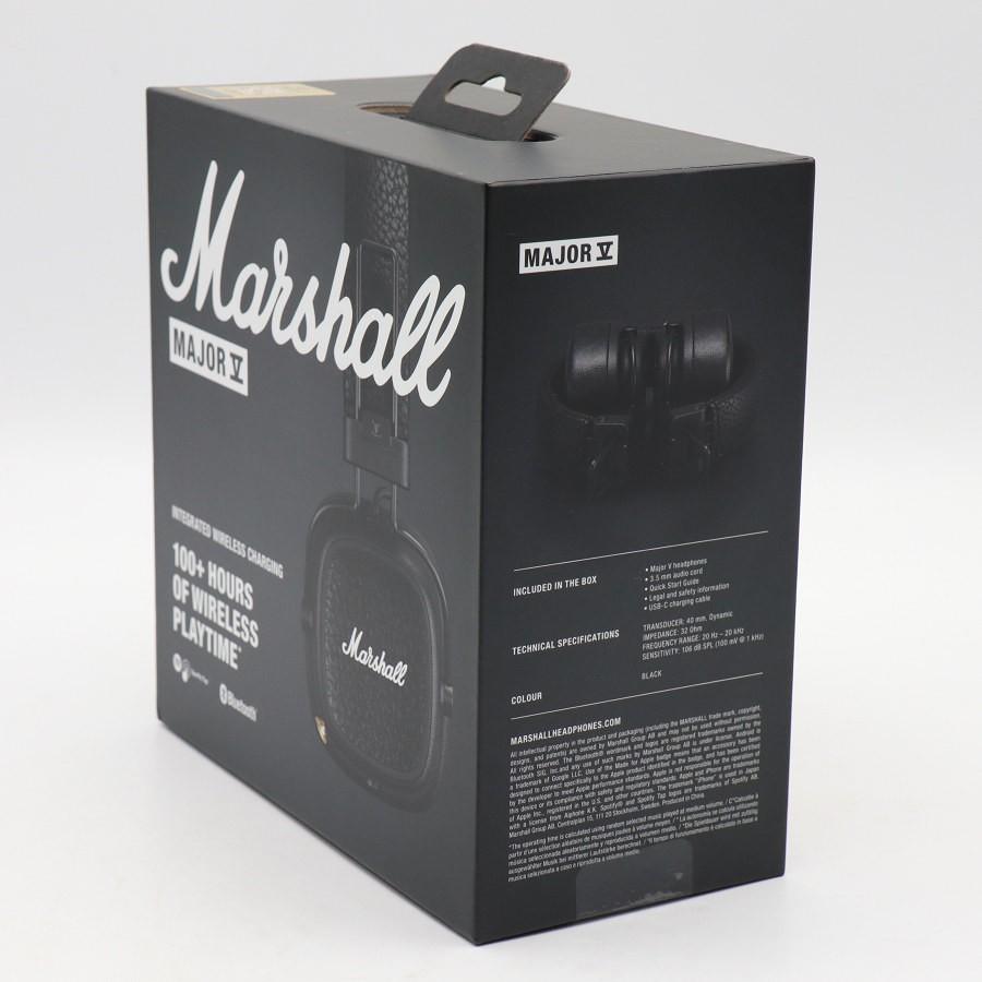 ボーナスストア+5％【新品未開封】Marshall MAJOR V ブラック ヘッドホン ワイヤレス マーシャル 本体 |  | 01
