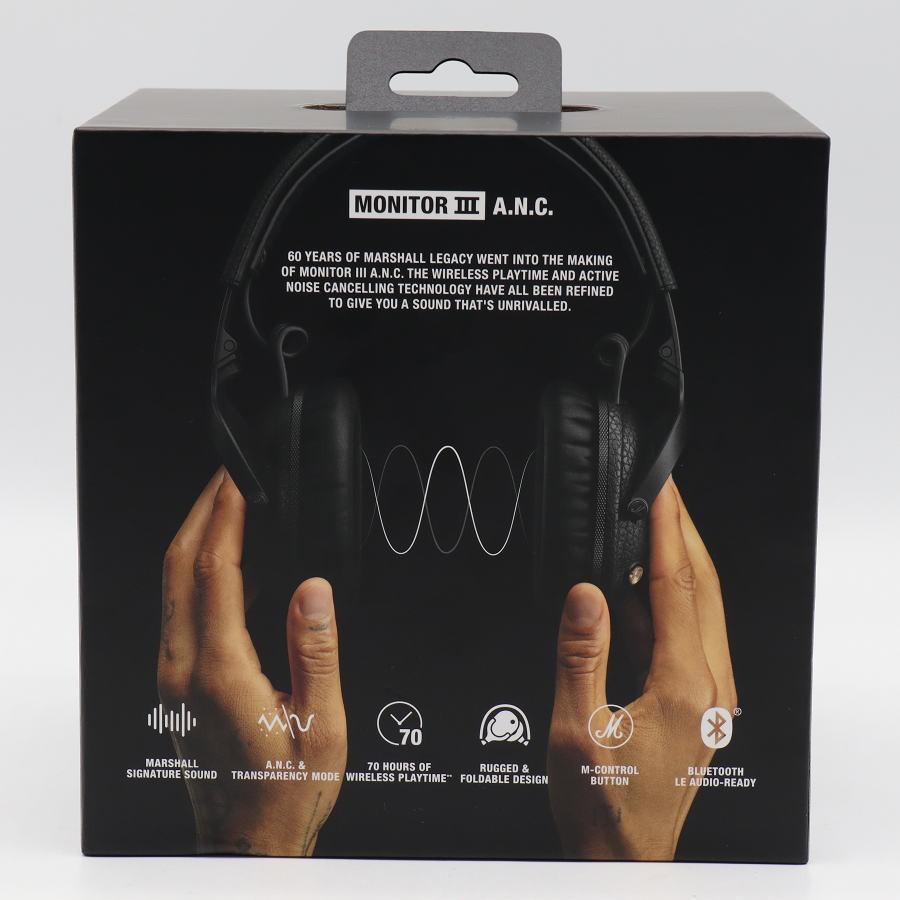 ボーナスストア+5％【新品未開封】Marshall MONITOR III A.N.C. ブラック ヘッドホン アクティブノイズキャンセリング マーシャル モニター 本体 |  | 02