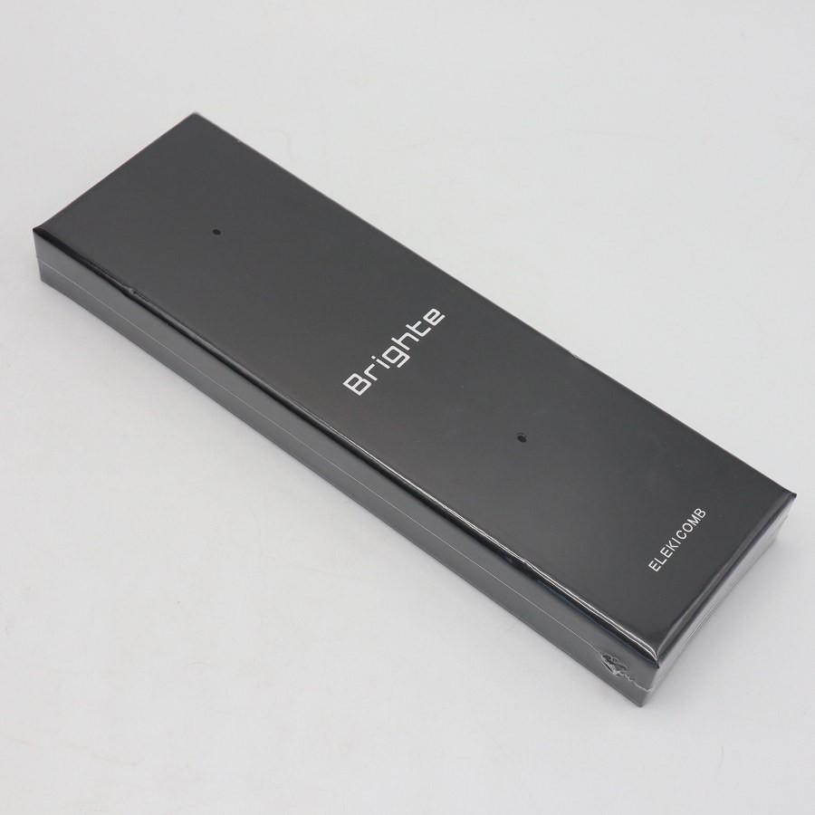 ボーナスストア+5％【新品】Brighte ELEKI BRUSH+ BRT-FSB180 ブラック エレキコーム付 美顔器 EMS フェイスケア ブライト エレキブラシ 本体 |  | 03