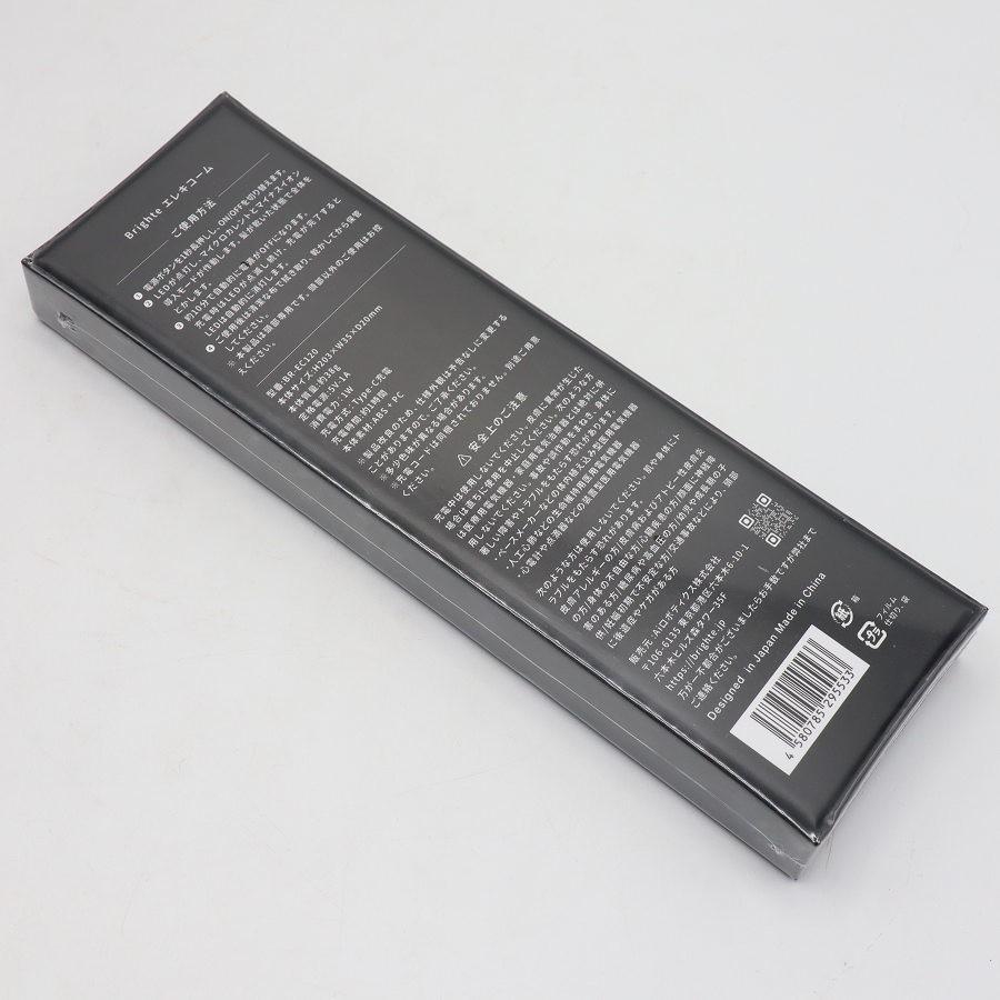 ボーナスストア+5％【新品】Brighte ELEKI BRUSH+ BRT-FSB180 ブラック エレキコーム付 美顔器 EMS フェイスケア ブライト エレキブラシ 本体 |  | 04