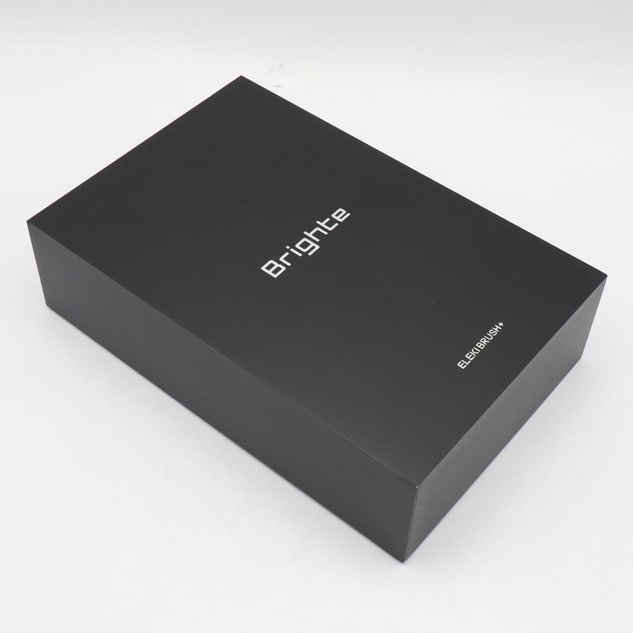 ボーナスストア+5％【新品】Brighte ELEKI BRUSH+ BRT-FSB180 ブラック エレキコーム付 美顔器 EMS フェイスケア ブライト エレキブラシ 本体 |  | 06