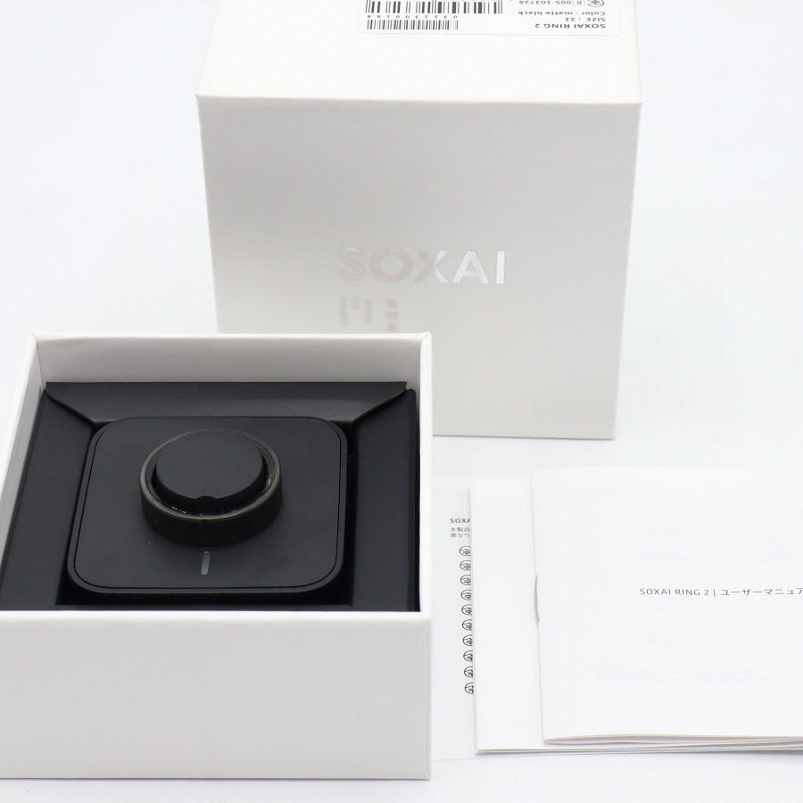 【美品】SOXAI RING 2 マットブラック 22号 SOXAIRING2MBK22 スマートリング ソクサイリング 本体 ボーナスストア+5％【美品】SOXAI RING 2 マットブラック 22号