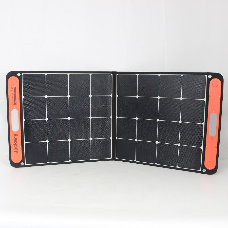 ボーナスストア+5％【美品】Jackery solarsaga100 SPL101 100W 折りたたみ式 ソーラーパネル ソーラーチャージャー ジャクリ 本体 |  | 01