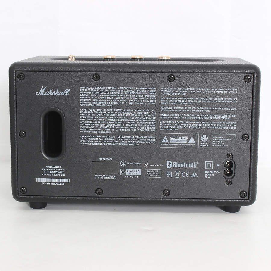 ボーナスストア+5％【美品】Marshall Acton II ブラック ZMS-1001900