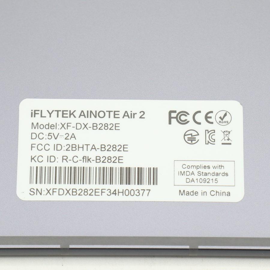 ボーナスストア+5％【美品】iFLYTEK AINOTE Air 2 XF-DX-B282E スマートノート 音声文字起こし 手書きノート アイフライテック 本体 |  | 03