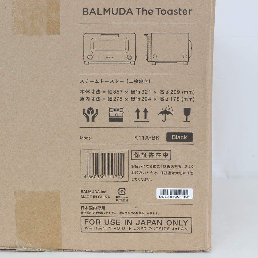ボーナスストア+5％【新品/訳あり】BALMUDA The Toaster K11A-BK ブラック オーブントースター バルミューダ 本体 |  | 02