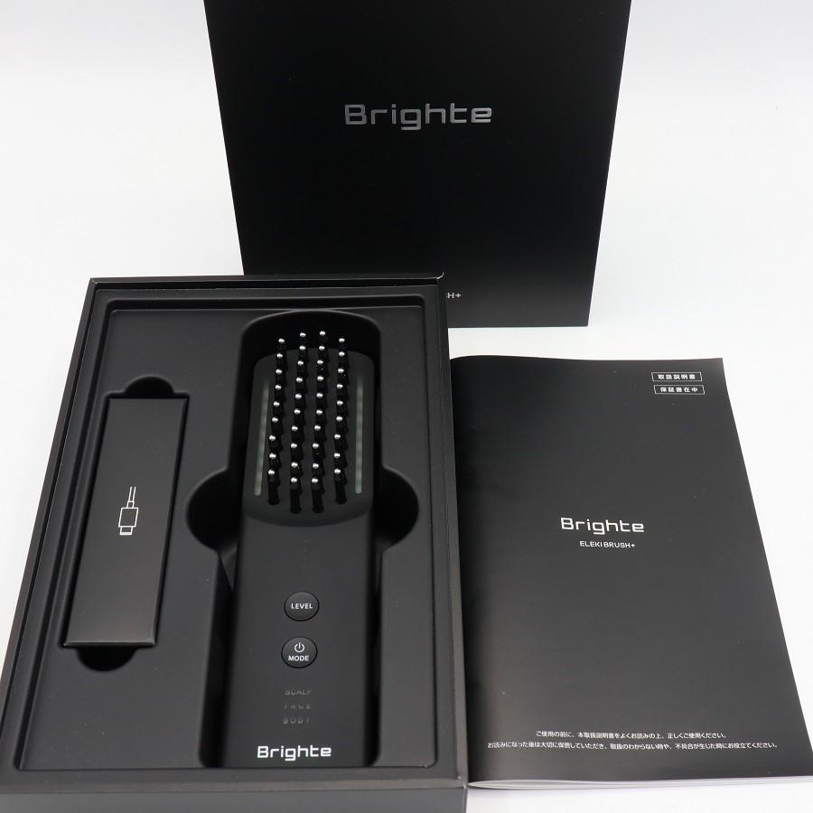 ボーナスストア+5％【美品】Brighte ELEKI BRUSH+ BRT-FSB180 ブラック
