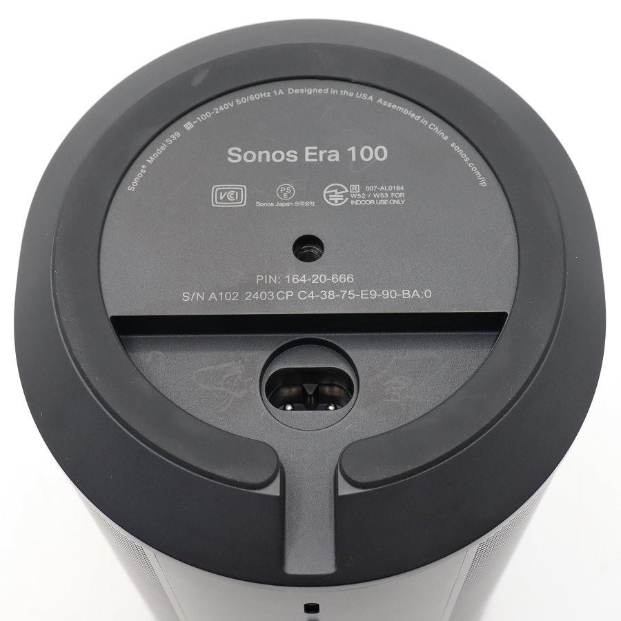 ボーナスストア+5％【美品】Sonos Era 100 E10G1JP1BLK ブラック スマートスピーカー AirPlay2対応 Wi-Fi対応 ソノス 本体 |  | 07