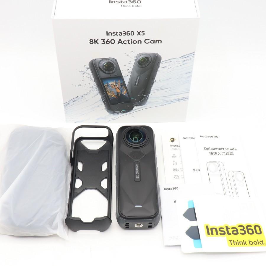 ボーナスストア+5％【美品】Insta360 X5 通常版 CINSAAHA ブラック 360度カメラ アクションカメラ インスタ360 本体 | 