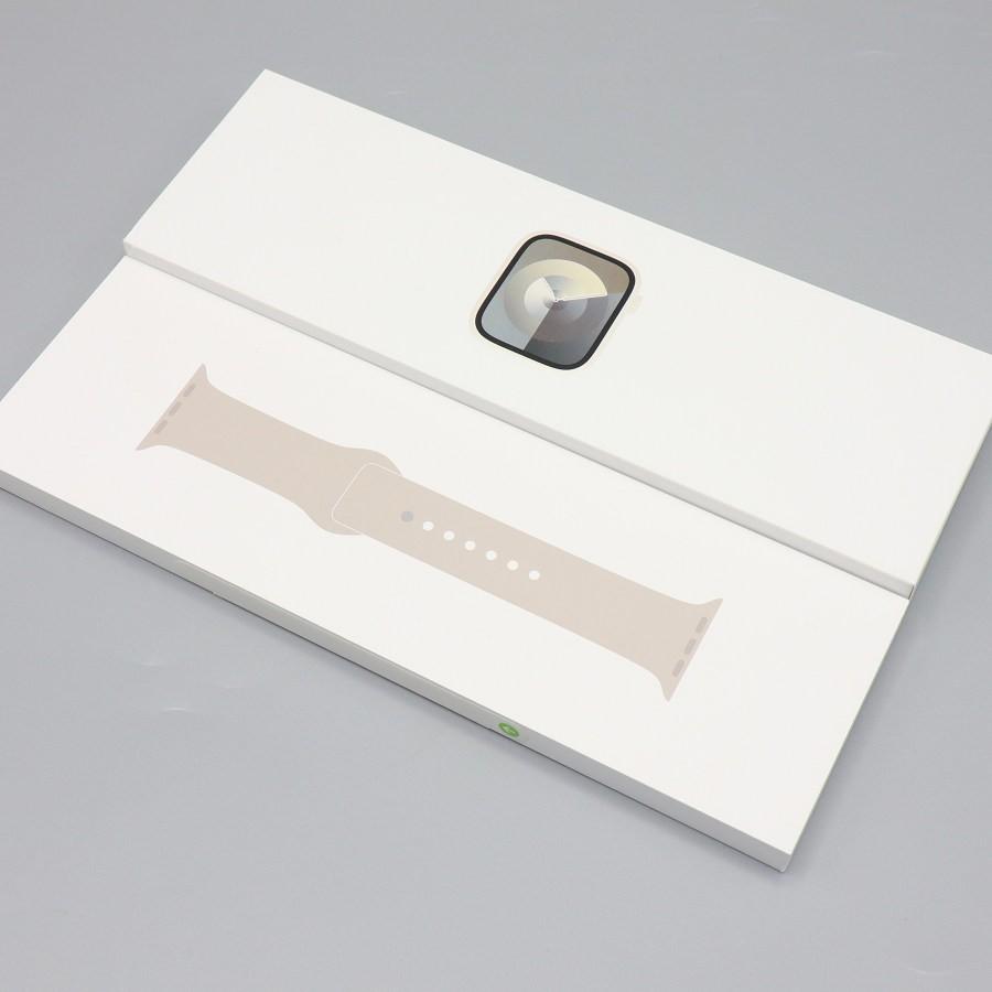 ボーナスストア+5％【新品未開封】Apple Watch Series9 45mm GPS MR973J/A スターライトアルミニウム/スターライトスポーツバンド M/L アップルウォッチ 本体の画像