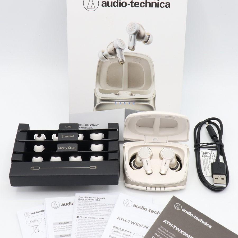ボーナスストア+5％【美品】オーディオテクニカ ATH-TWX9MK2-WH