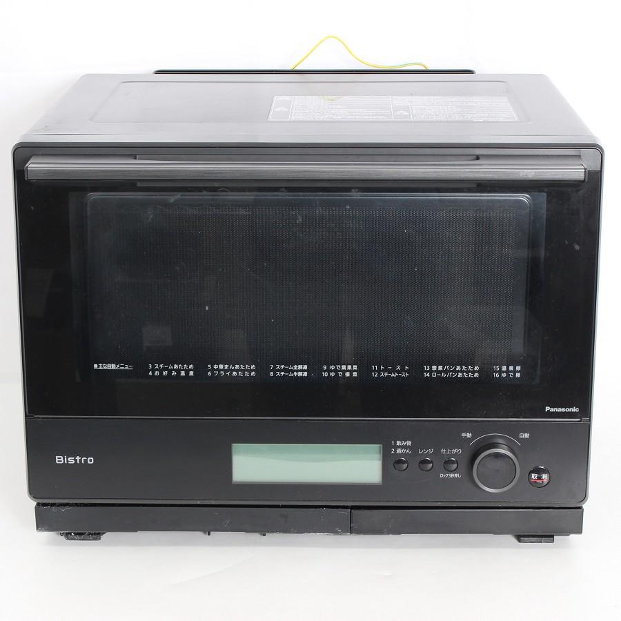 【ボーナスストア+5％】パナソニック ビストロ NE-BS8A-K ブラック スチームオーブンレンジ 30L 2段調理タイプ Panasonic Bistro 本体の画像