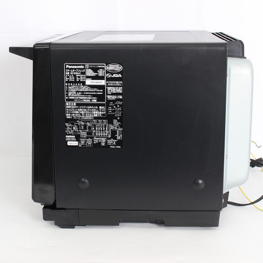 【ボーナスストア+5％】パナソニック ビストロ NE-BS8A-K ブラック スチームオーブンレンジ 30L 2段調理タイプ Panasonic Bistro 本体の画像