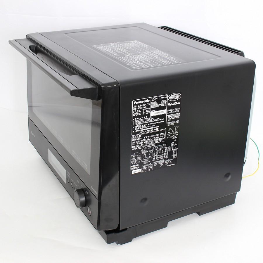 【ボーナスストア+5％】パナソニック ビストロ NE-BS8A-K ブラック スチームオーブンレンジ 30L 2段調理タイプ Panasonic Bistro 本体の画像
