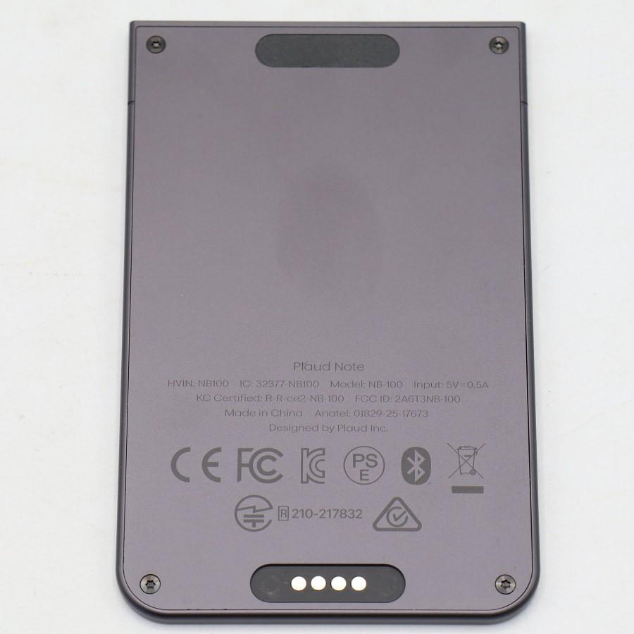 ボーナスストア+5％【美品】PLAUD NOTE PLD-64G-BL-JP ブラック 64GB