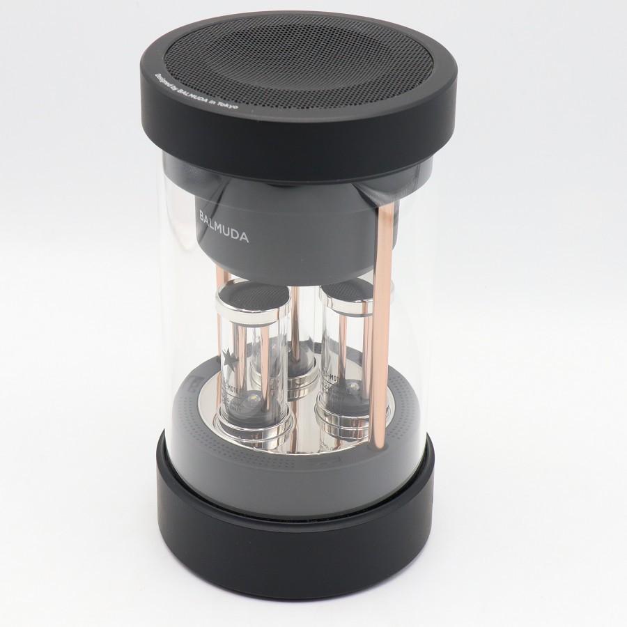 ボーナスストア+5％【美品】BALMUDA The Speaker M01A-BK ブラック バルミューダ ザ・スピーカー 本体の画像