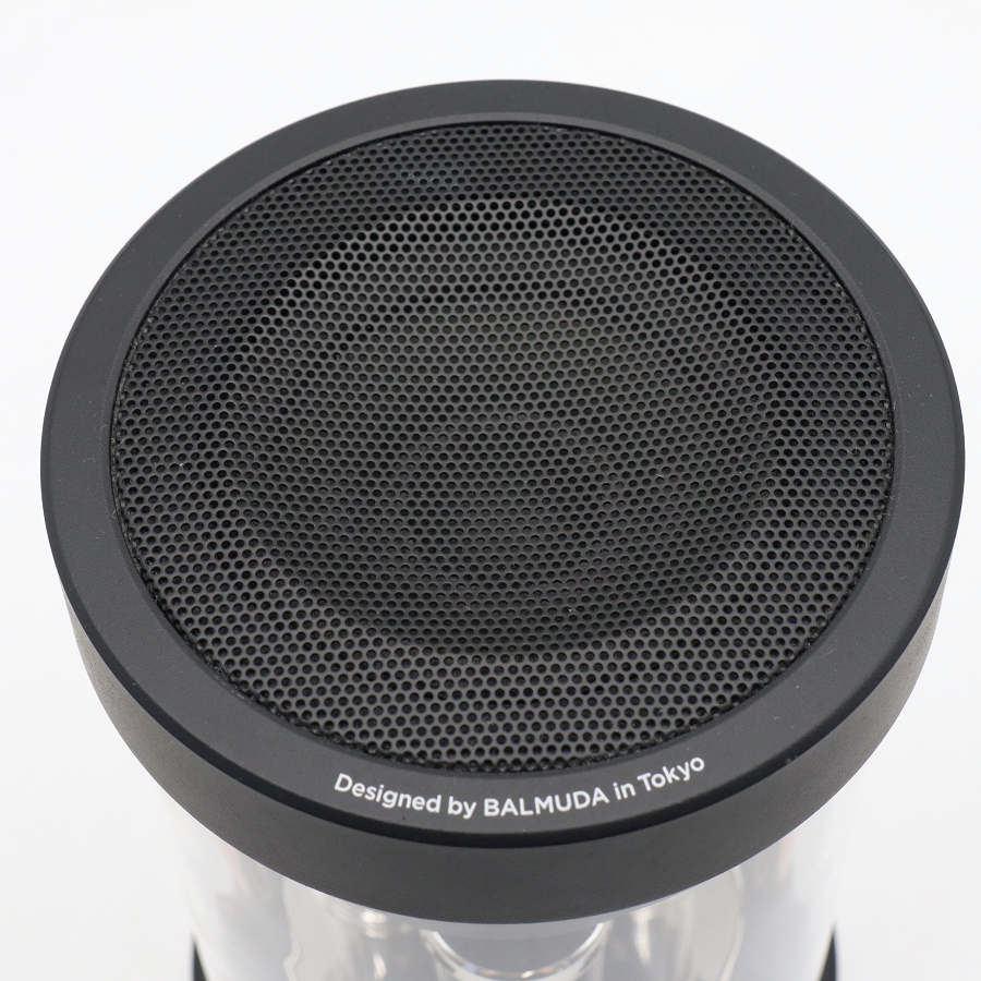 ボーナスストア+5％【美品】BALMUDA The Speaker M01A-BK ブラック バルミューダ ザ・スピーカー 本体の画像
