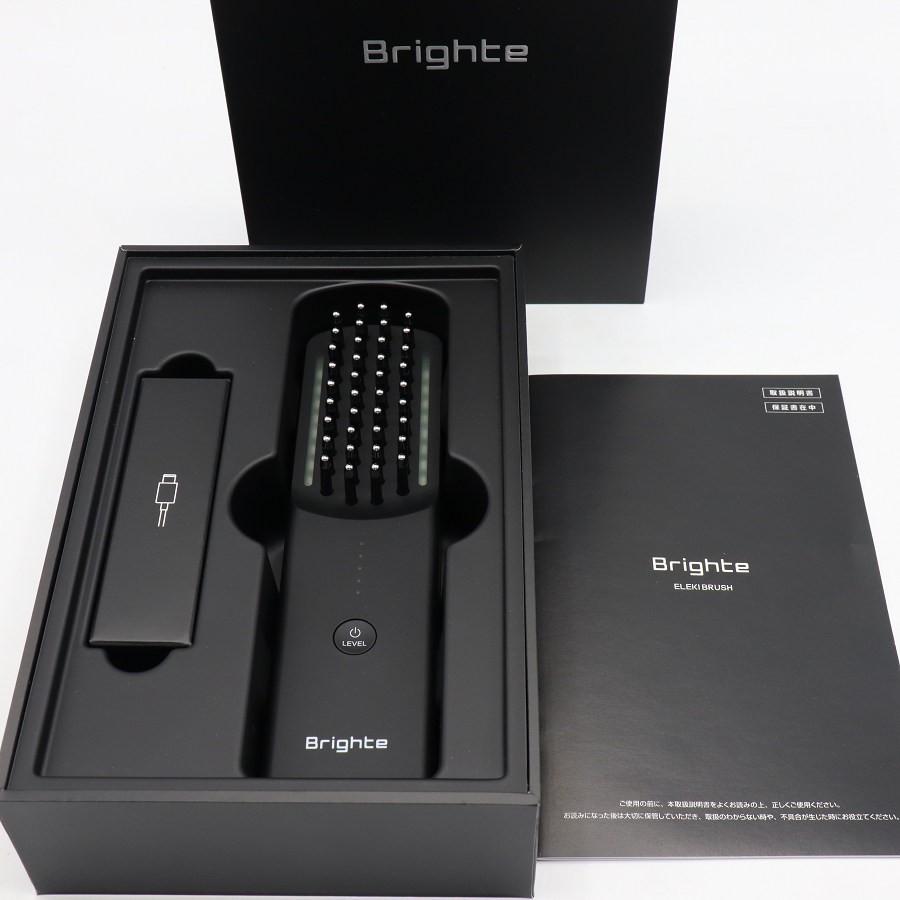 ボーナスストア+5％【美品】Brighte ELEKI BRUSH BRT-FS145 ブラック