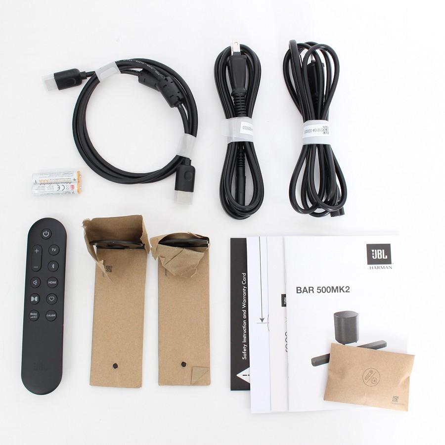 ボーナスストア+5％【美品】JBL BAR 500MK2 JBLBAR500M2BLKJN ブラック サウンドバーシステム 5.1ch Dolby Atmos対応 ジェービーエル 本体 |  | 08