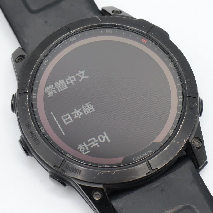 ボーナスストア+5％】GARMIN fenix 7X Sapphire Dual Power Ti Black