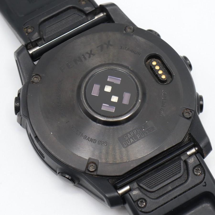 ボーナスストア+5％】GARMIN fenix 7X Sapphire Dual Power Ti Black
