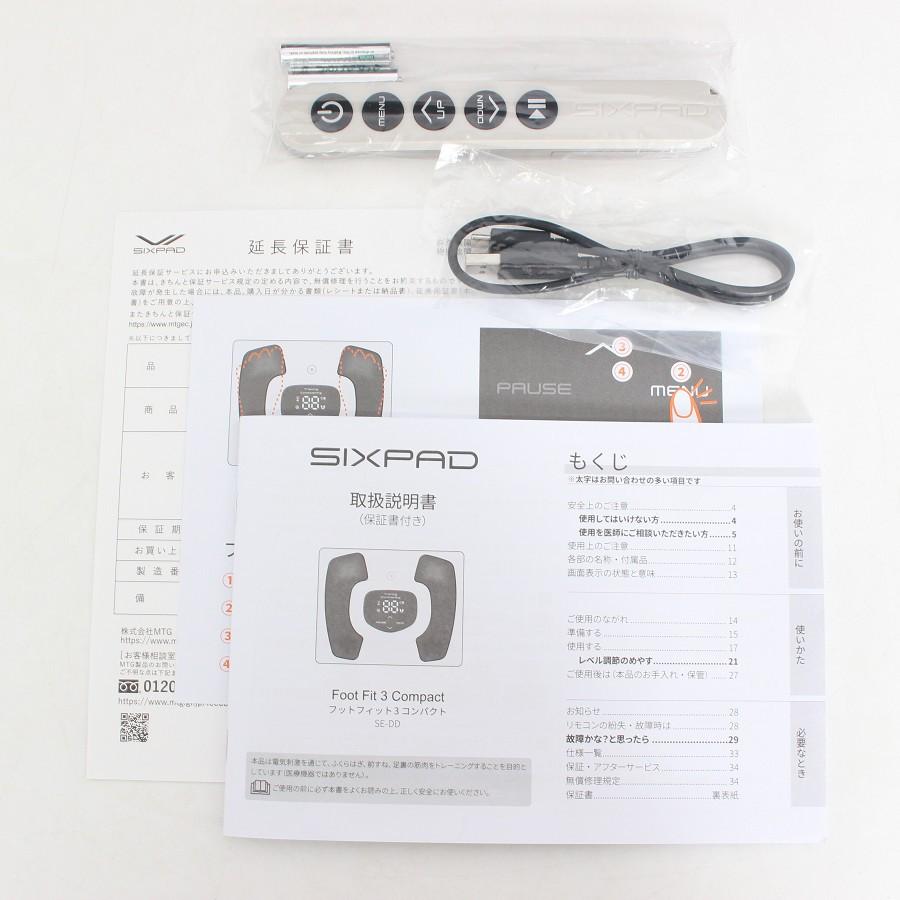 ボーナスストア+5％【新品】MTG SIXPAD Foot Fit 3 Compact SE-DD-20A