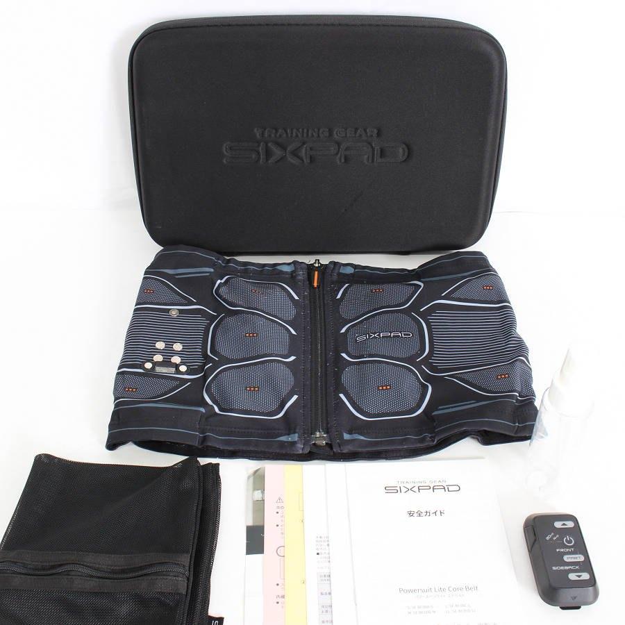 【ボーナスストア+5％】MTG SIXPAD Powersuit Core Belt SE-BC00B-M 専用リモコン付き シックスパッド パワースーツ コアベルト Mサイズ 本体 | 