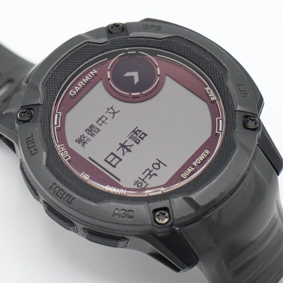 【ボーナスストア+5％】GARMIN Instinct 2X Dual Power Graphite 010-02805-22 スマートウォッチ ガーミン インスティンクト デュアルパワー 本体 |  | 03