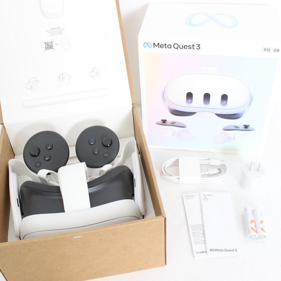 ボーナスストア+5％【美品】Meta Quest 3 512GB VR ヘッドマウント