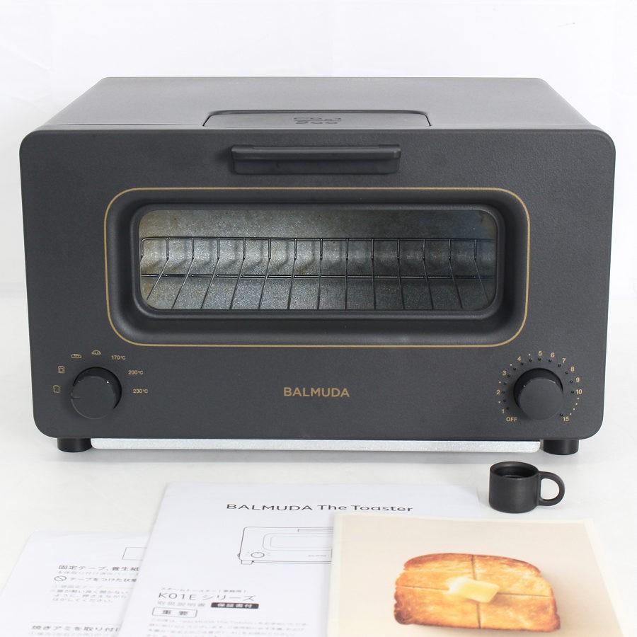 【ボーナスストア+5％】BALMUDA The Toaster K01E-KG ブラック スチームオーブントースター バルミューダ 本体 | 