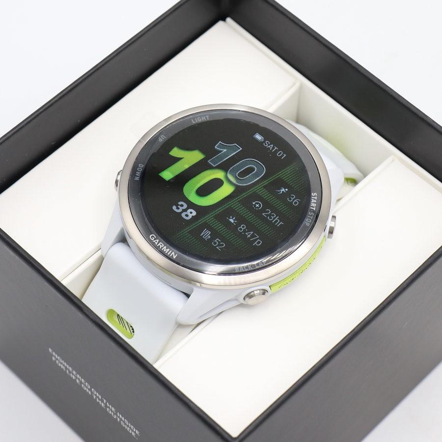 ボーナスストア+5％【新品】GARMIN Forerunner 970 010-02969-51 White/Amp Yellow スマートウォッチ ガーミン フォアランナー 本体の画像