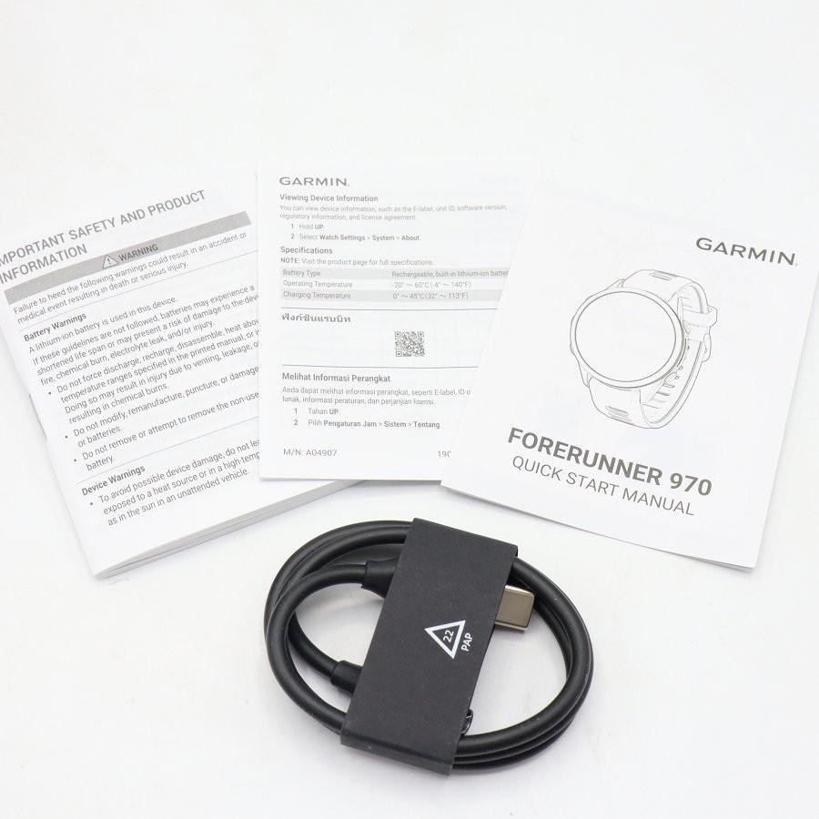 ボーナスストア+5％【新品】GARMIN Forerunner 970 010-02969-51 White/Amp Yellow スマートウォッチ ガーミン フォアランナー 本体の画像