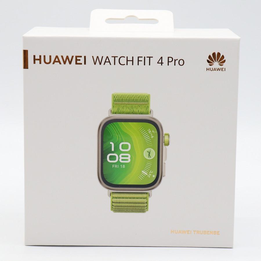 ボーナスストア+5％【美品】HUAWEI WATCH FIT 4 Pro SYA-B29 グリーン