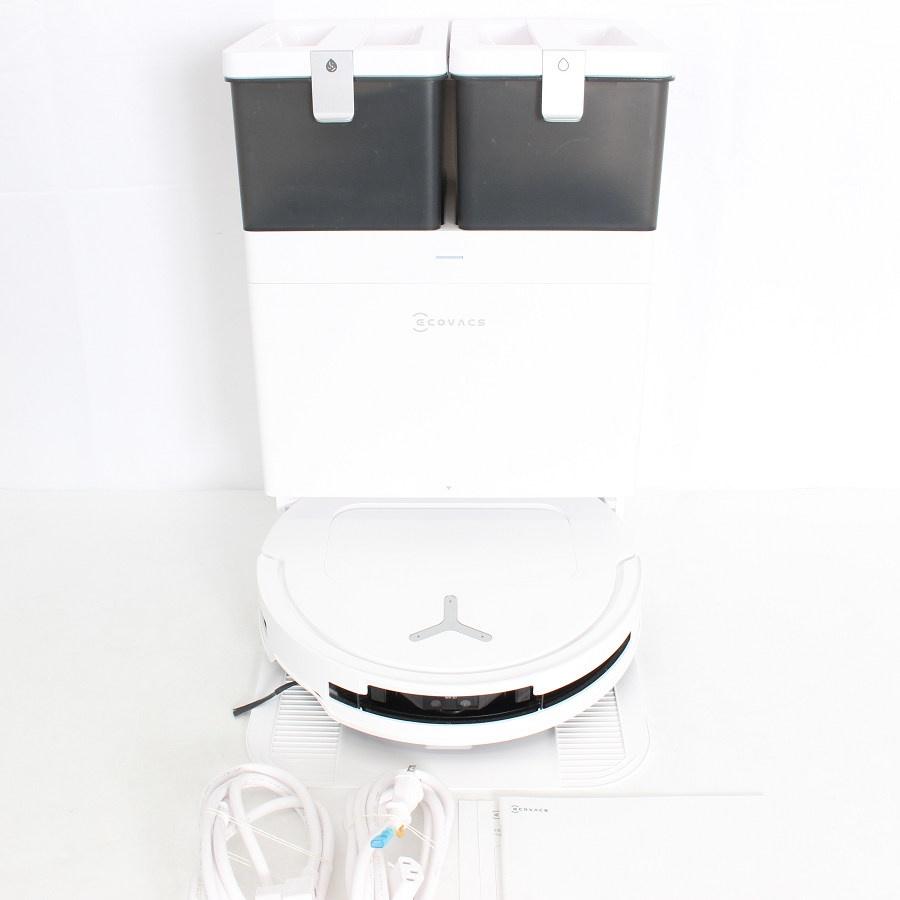 【ボーナスストア+5％】ECOVACS DEEBOT T50 PRO OMNI DDX67-12EE シルバーホワイト ロボット掃除機 エコバックス ディーボット 本体 | 
