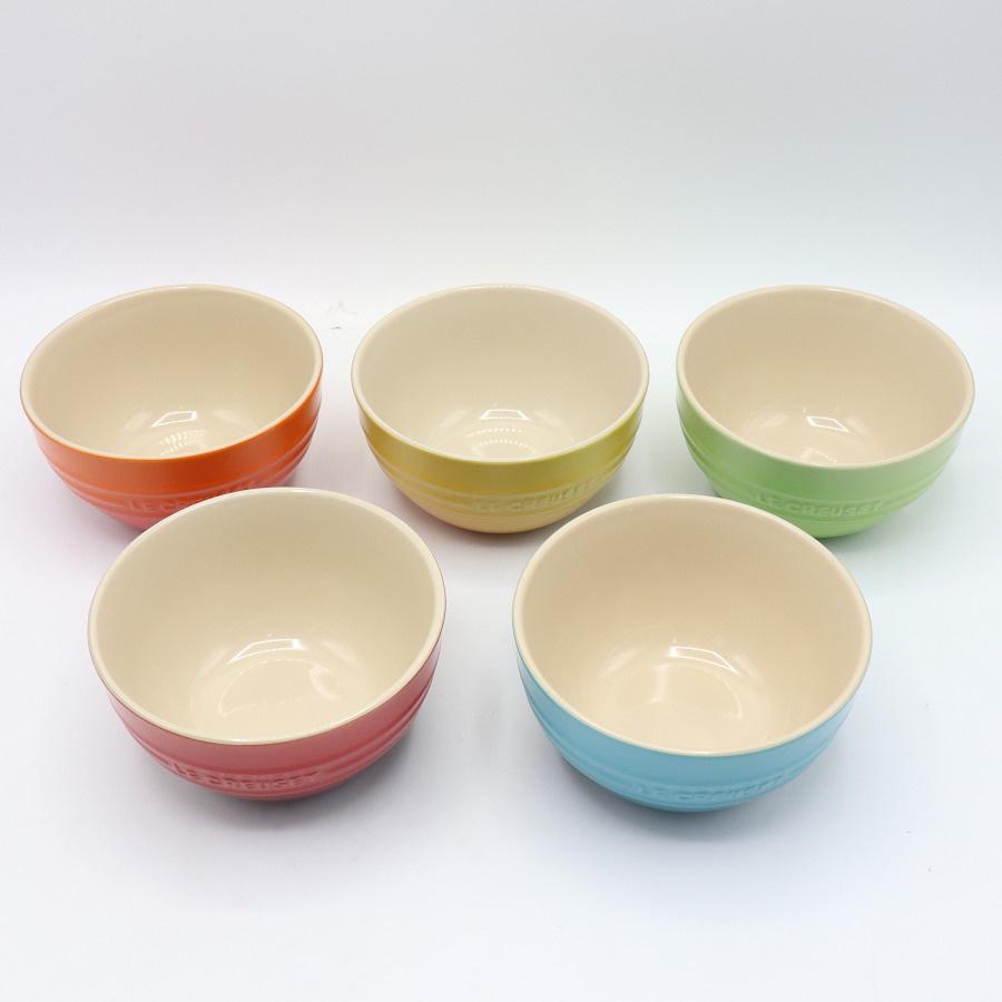 ボーナスストア+5％【新品】ル・クルーゼ ライスボール 5個セット 12cm レインボー 耐熱 茶碗 Le Creuset ホーロー 本体 |  | 02
