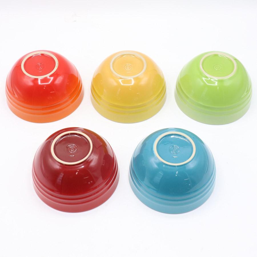 ボーナスストア+5％【新品】ル・クルーゼ ライスボール 5個セット 12cm レインボー 耐熱 茶碗 Le Creuset ホーロー 本体 |  | 03