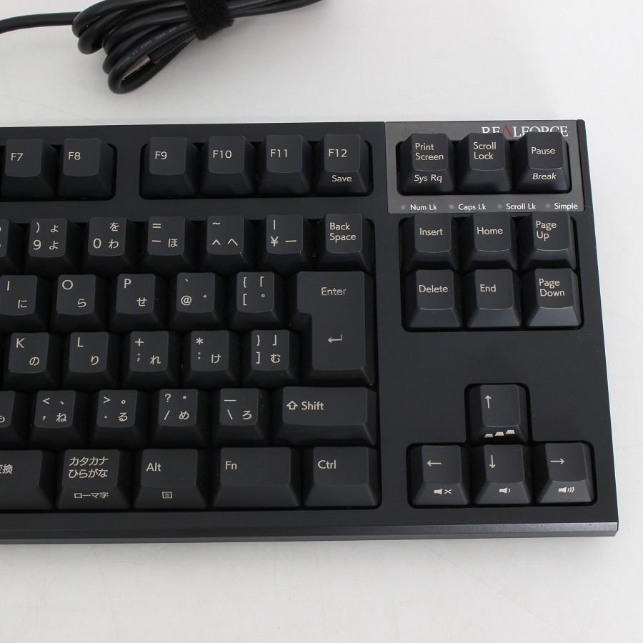ボーナスストア+5％【美品】東プレ REALFORCE R3S R3SC11 ブラック