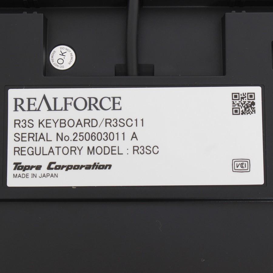 ボーナスストア+5％【美品】東プレ REALFORCE R3S R3SC11 ブラック