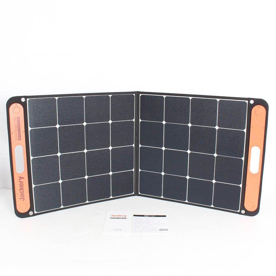 ボーナスストア+5％【美品】Jackery solarsaga100 JS-100C ソーラーパネル 100W 折りたたみ式 ソーラーチャージャー ジャクリ 本体 | 