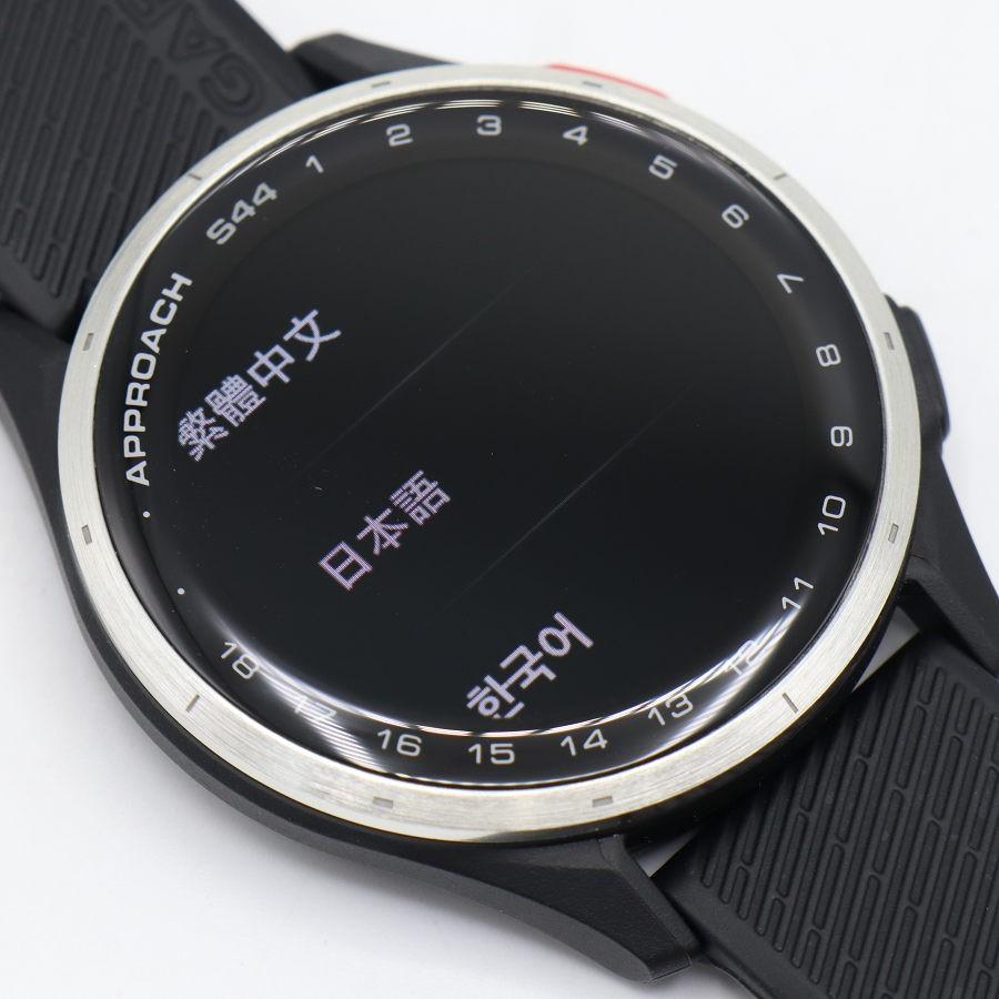ボーナスストア+5％【美品】GARMIN Approach S44 Black 010-03009-20