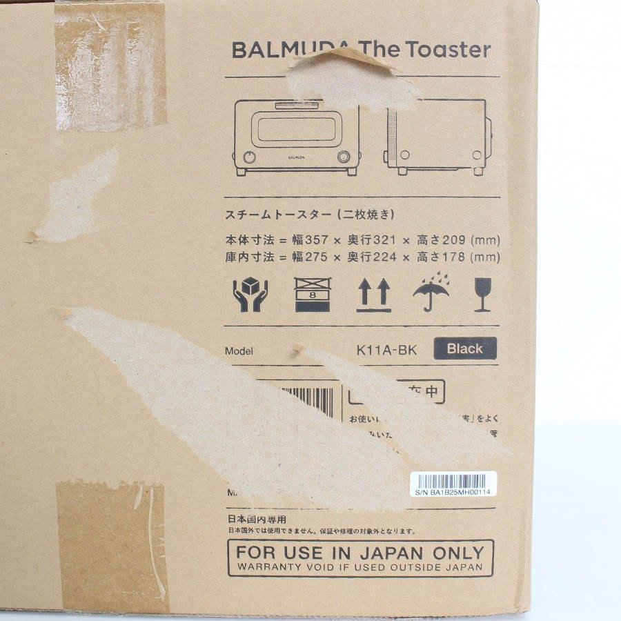 ボーナスストア+5％【新品未開封】BALMUDA The Toaster K11A-BK ブラック オーブントースター バルミューダ 本体 |  | 02